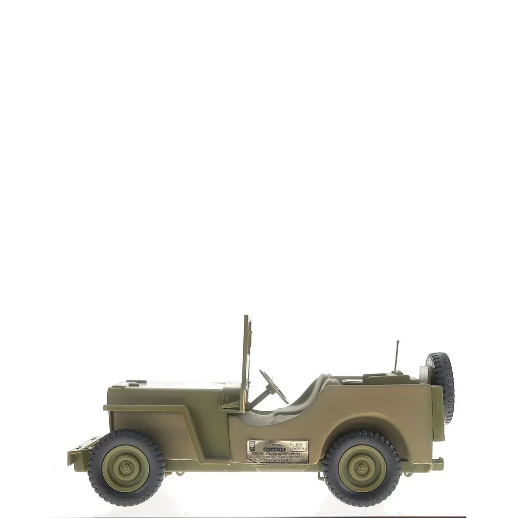 Beam 100 Month Army Jeep Decanter Late 1980s Bottling