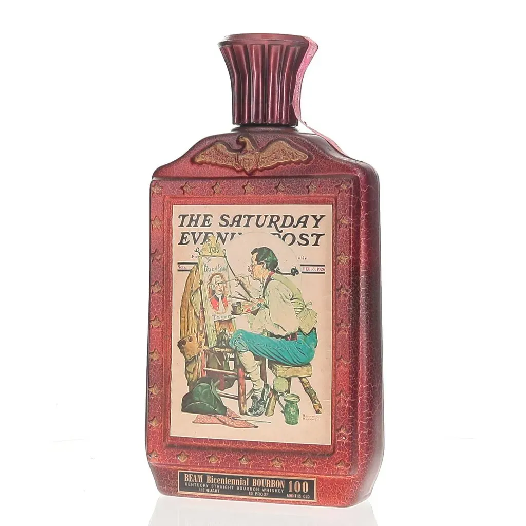 BAXUS - Beam 100 Month Bicentennial Saturday Evening Post Decanter