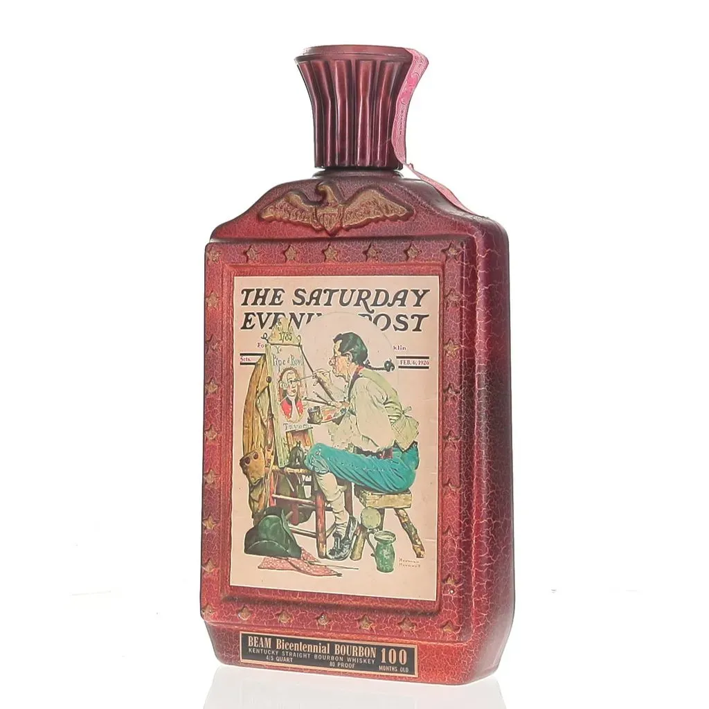 BAXUS - Beam 100 Month Bicentennial Saturday Evening Post Decanter