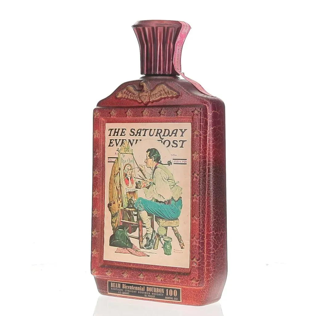 BAXUS - Beam 100 Month Bicentennial Saturday Evening Post Decanter