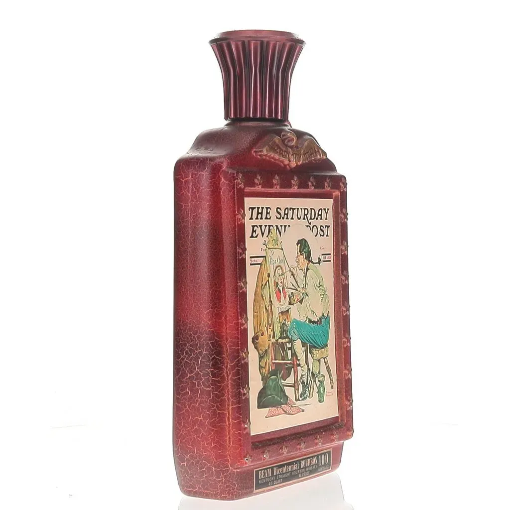 BAXUS - Beam 100 Month Bicentennial Saturday Evening Post Decanter