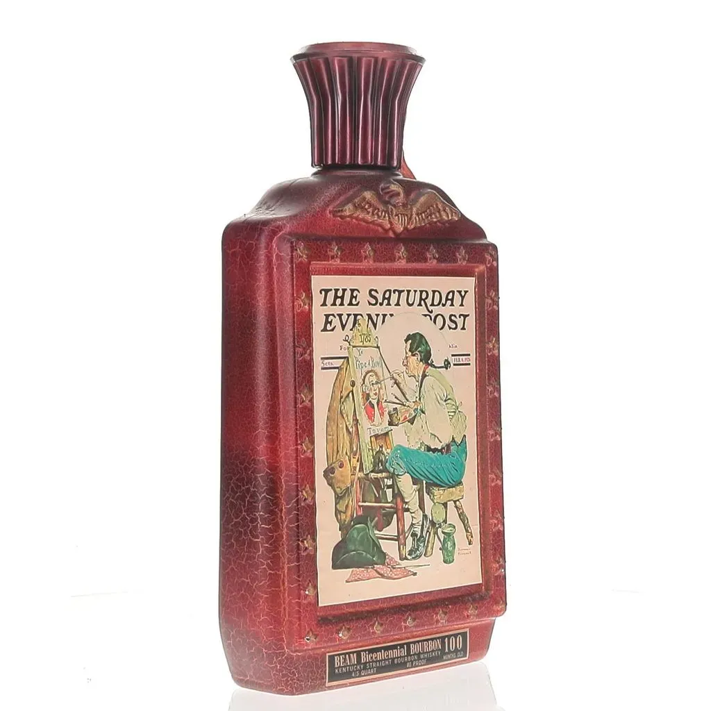 BAXUS - Beam 100 Month Bicentennial Saturday Evening Post Decanter