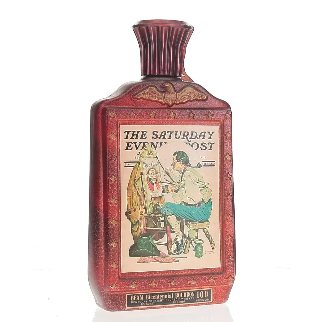 BAXUS - Beam 100 Month Bicentennial Saturday Evening Post Decanter