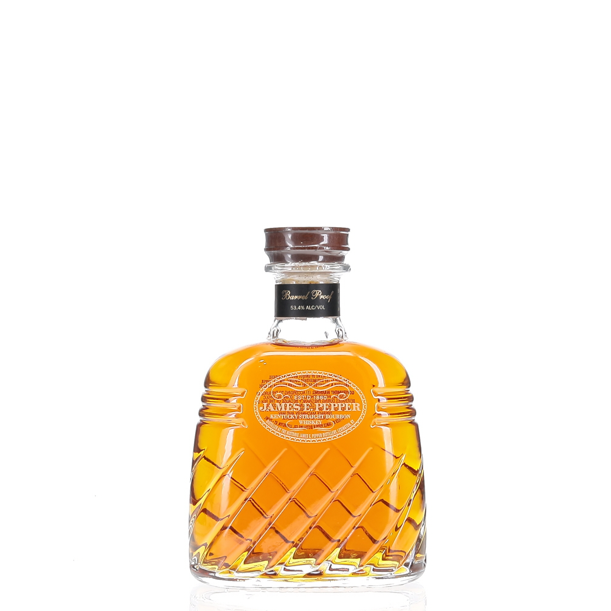 James E. Pepper Decanter Barrel Proof Bourbon