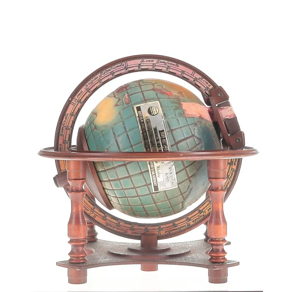 Beam 100 Month Globe Decanter 1980s Bottling