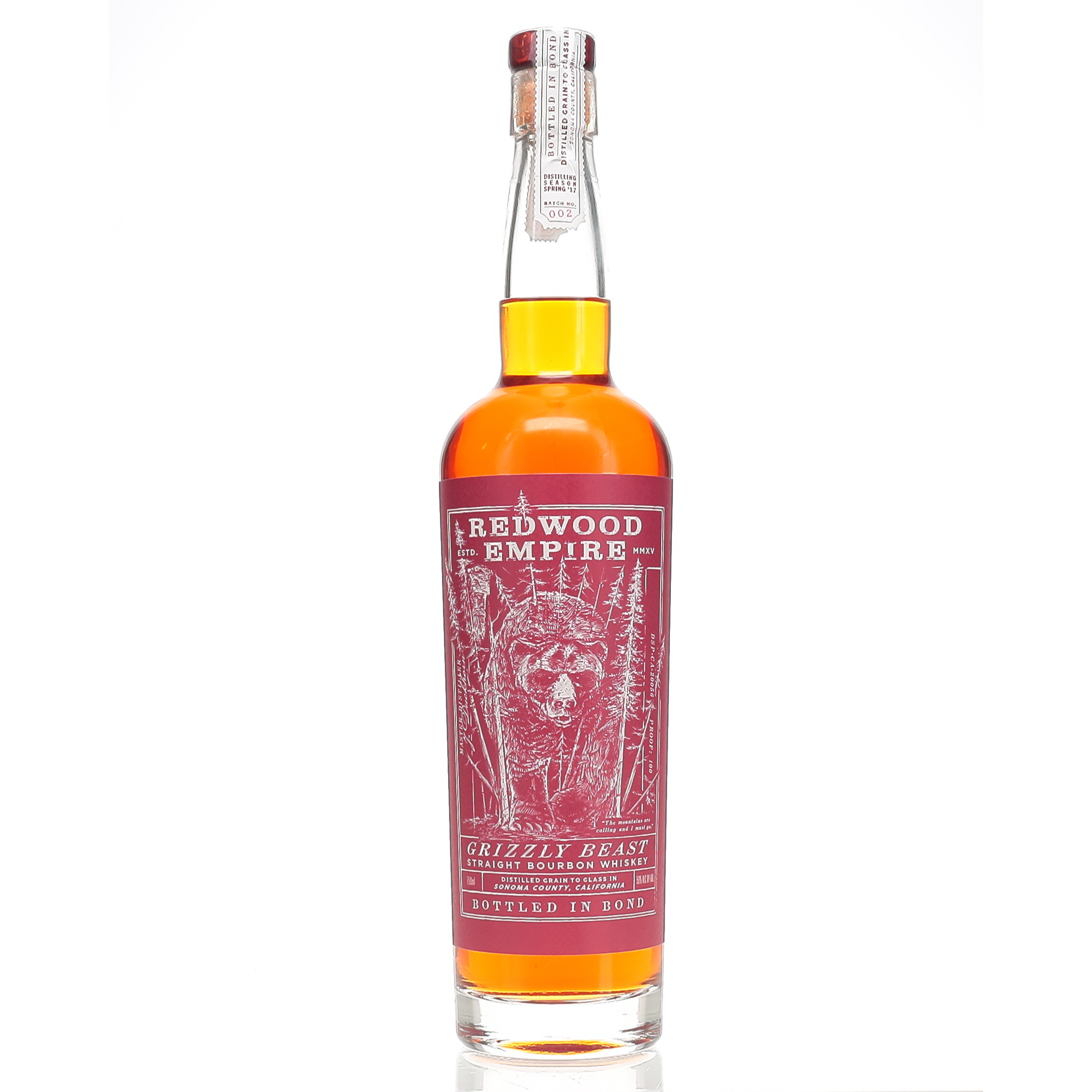 Redwood Empire Grizzly Beast Bottled in Bond