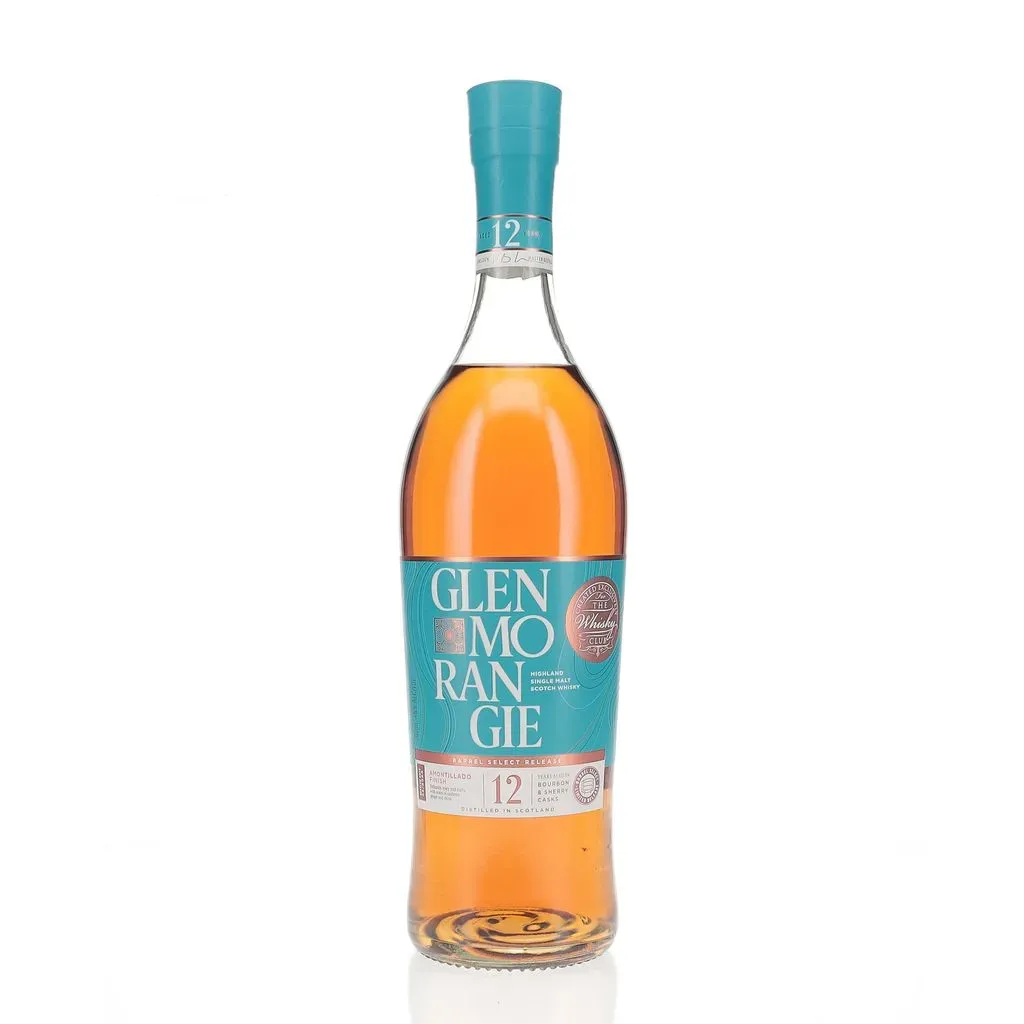 A 12 year old expression of Glenmorangie released as part of their barrel select series. This edition was finished in rare Amontillado sherry casks and bottled at 46% Abv for The Whisky Club in Australia.
