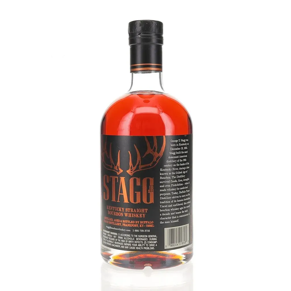 George T. Stagg built the most dominant American distillery of the 19th century, during a time known as the Gilded Age of Bourbon. Uncut and unfiltered, this robust bourbon whiskey ages for nearly a decade and boasts the bold character that is reminiscent of the man himself.