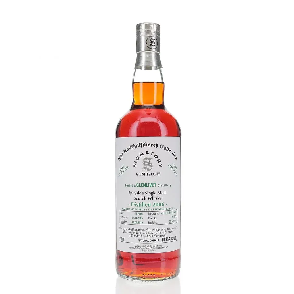 One of only 301 produced, this rare bottling by Signatory Vintage has been aged for 12 years in a First-Fill Sherry Butt before being bottled as part of the exclusive bottler’s Un-Chillfiltered Collection.