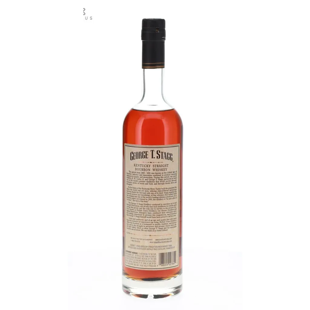 A high proof expression of bourbon from Buffalo Trace bottled under the George T Stagg label as part of their annual Buffalo Trace Antique Collection. This 2005 release was matured for over 15 years and bottled at a huge 131.8 proof.