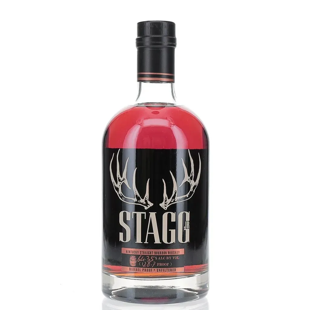 George T. Stagg built the most dominant American distillery of the 19th century, during a time known as the Gilded Age of Bourbon. Uncut and unfiltered, this robust bourbon whiskey ages for nearly a decade and boasts the bold character that is reminiscent of the man himself. This batch is the final batch of Stagg Jr. to bear the "Jr." part of its name, following the release of Batch 17, Buffalo Trace renamed the brand "Stagg". 