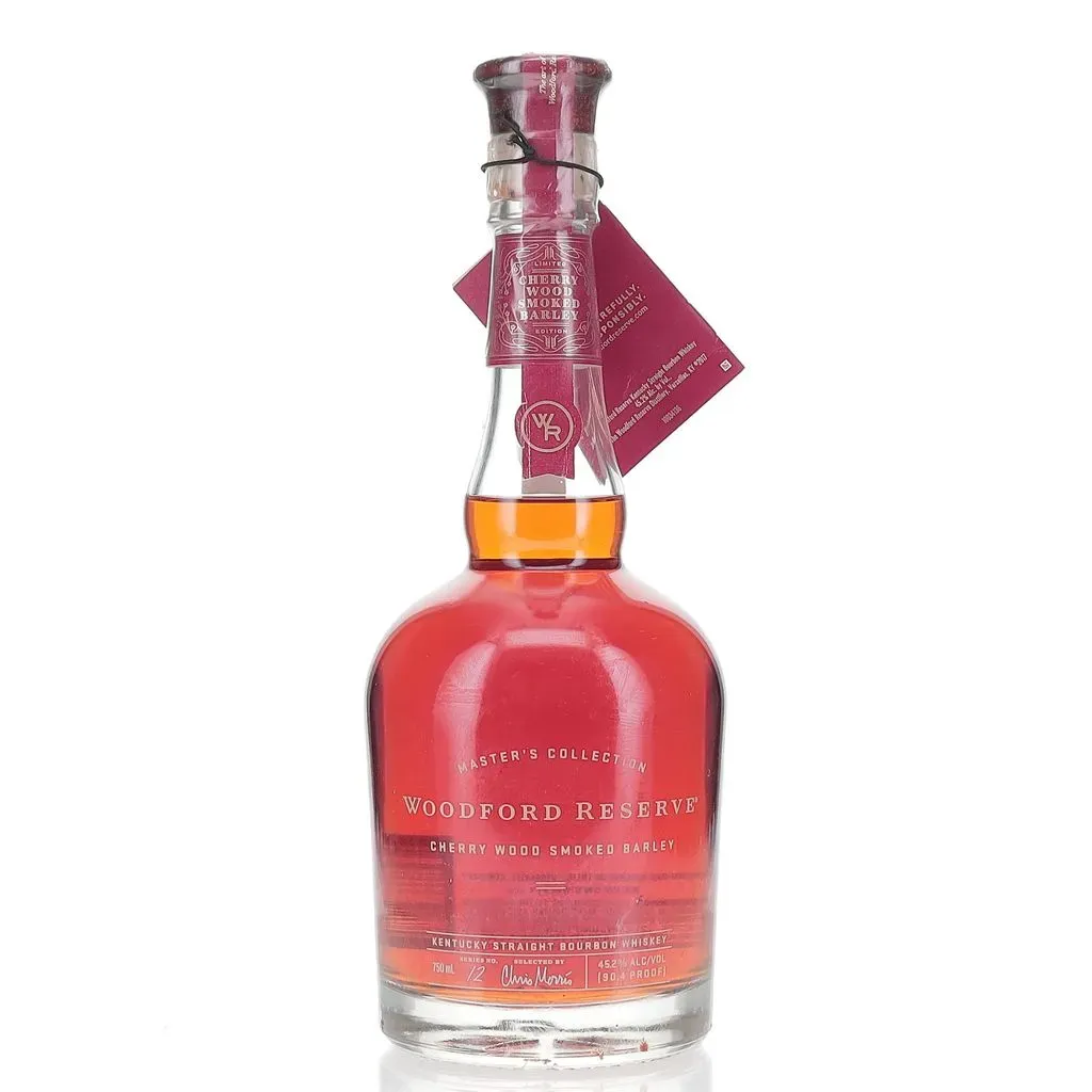 The 2017 Master’s Collection Cherry Wood Smoked Barley is the first Kentucky bourbon to use malted barley that has been exposed to wood smoke during its kilning process. This imparted a rich smoked almond note to the mash that carried over in the distillation process. With 30% malt content the Cherry Wood Smoked Barley mash bill has a greater amount of malt than traditional bourbon. The result is a rich, full-bodied bourbon.