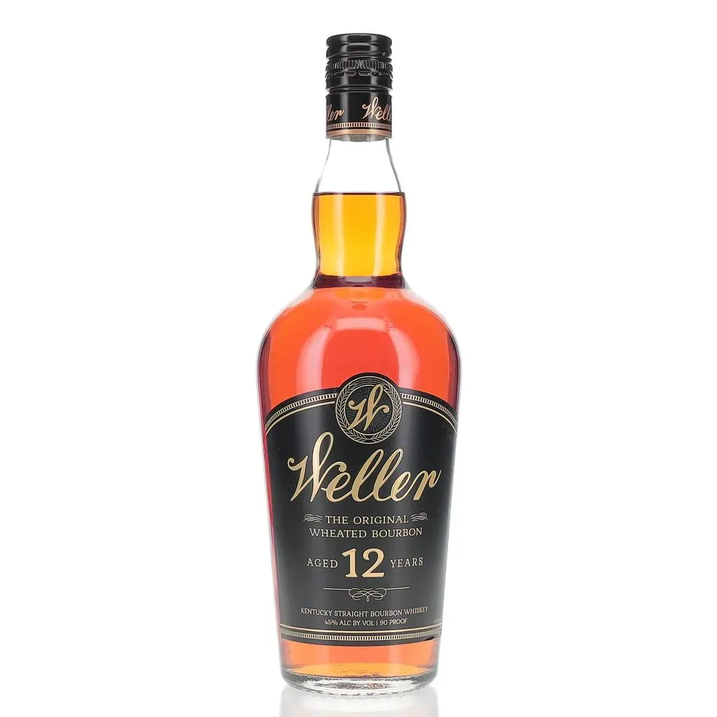 As part of the wheated bourbon family, this twelve year old W.L. Weller is aged far longer than most wheated bourbons. This offering is a smooth, easy-going and balanced bourbon with a beautiful deep bronze color.