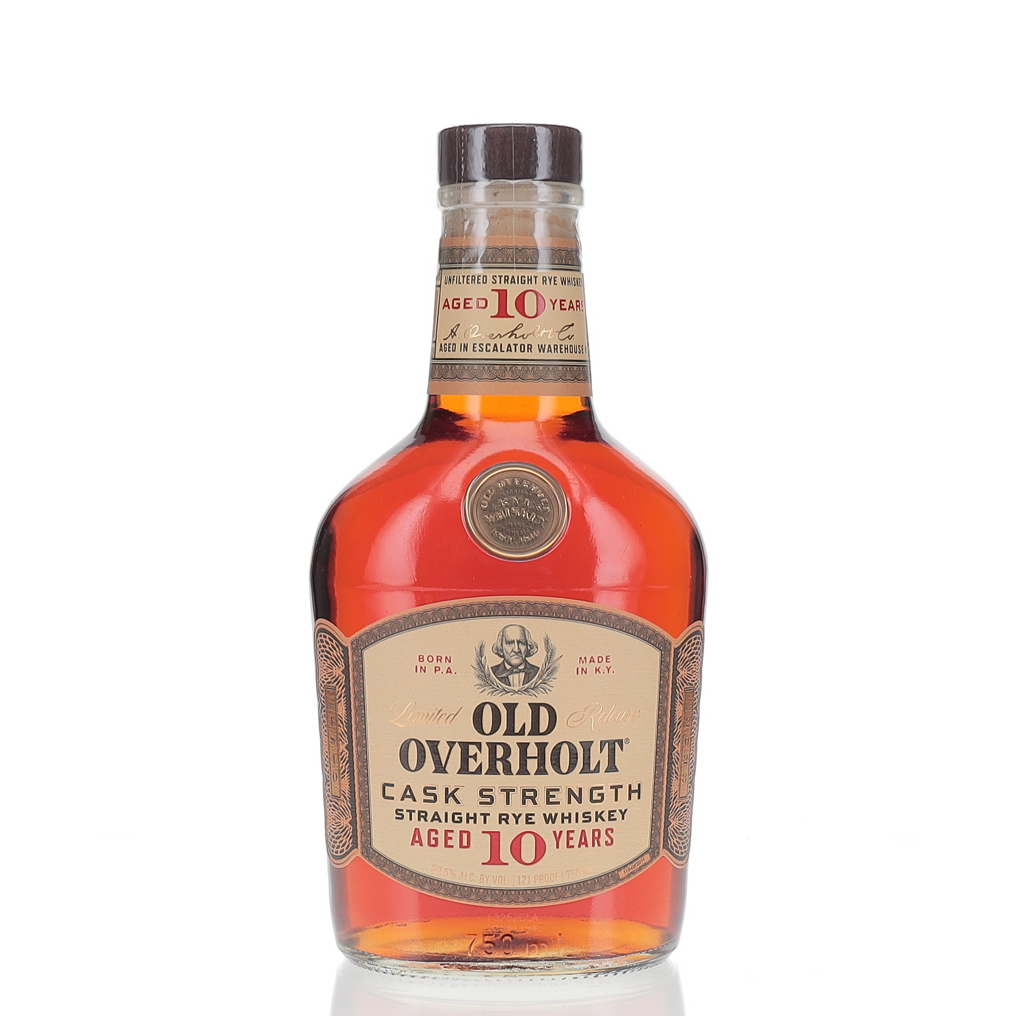 Old Overholt 2012 Vintage 10 Year Cask Strength Rye