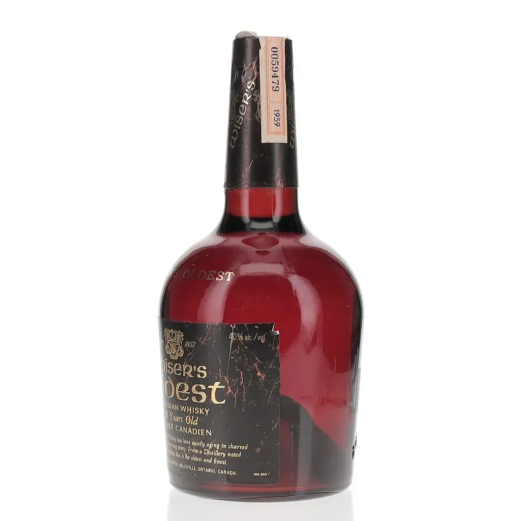 Wiser's Oldest Canadian 0 Whisky - Year Old J.P. Vintage – 18yo 1