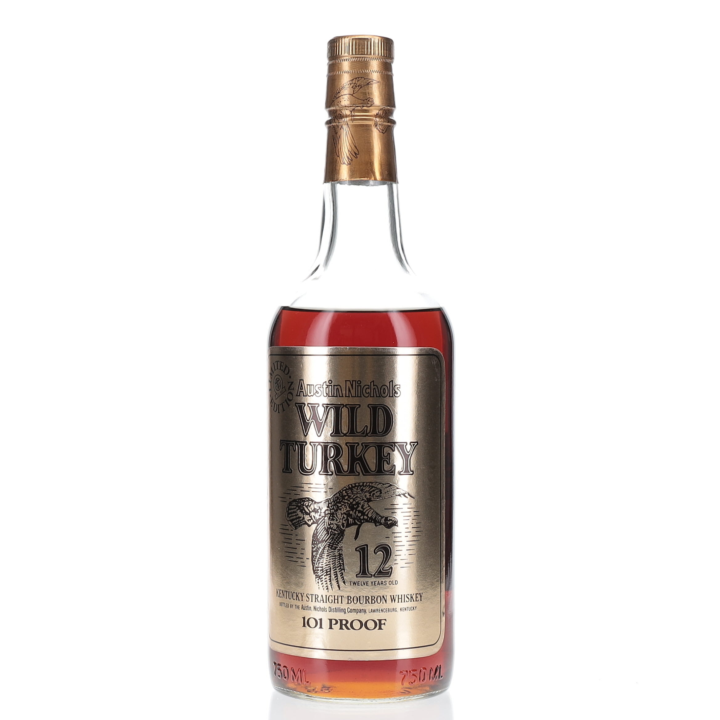 BAXUS - Wild Turkey Cheesy Gold Foil 12 Year 1985 Bottling