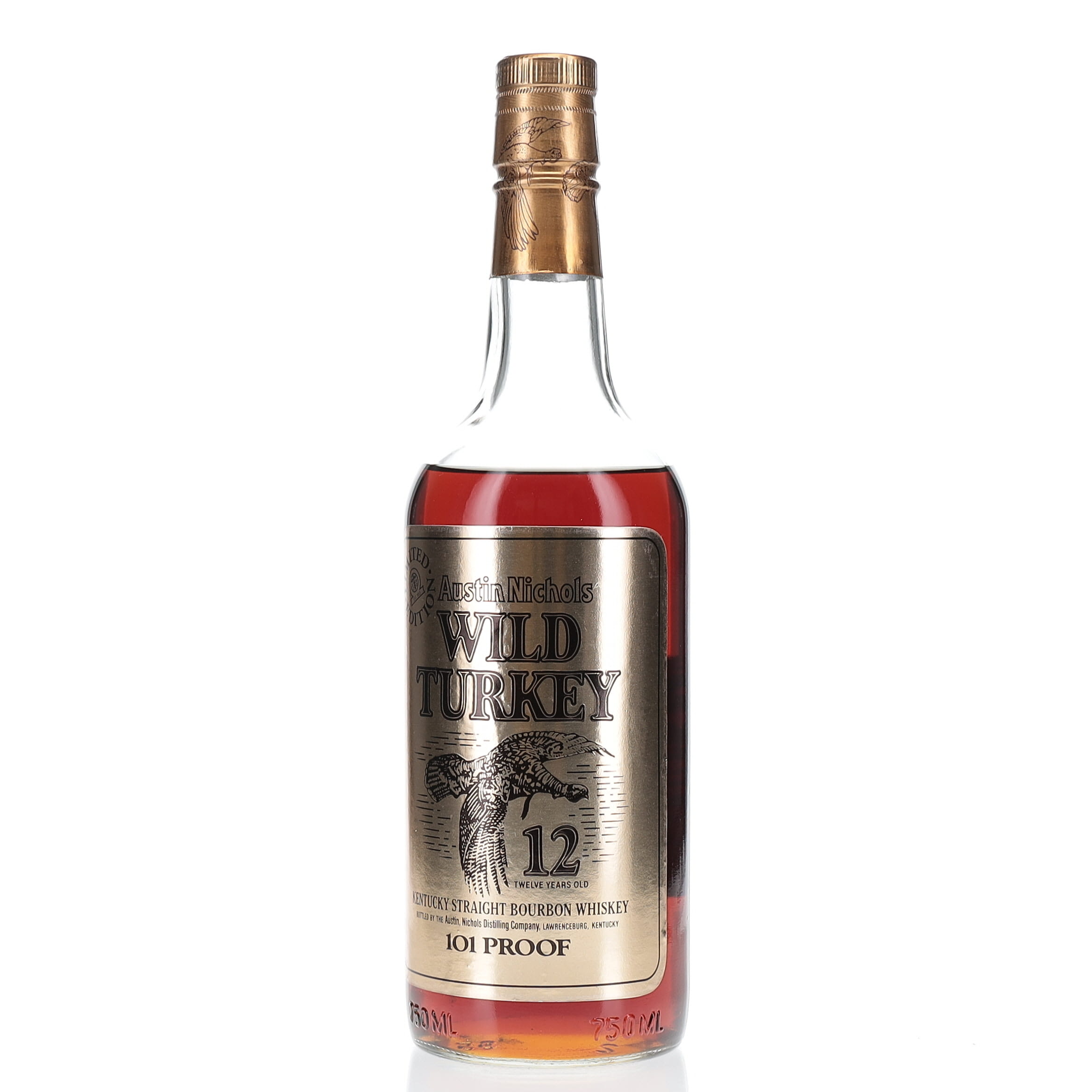 WILD TURKEY 12年 ゴールド缶入り 未開栓】WILD TURKEY ワイルドターキー 12年 ゴールドラベル