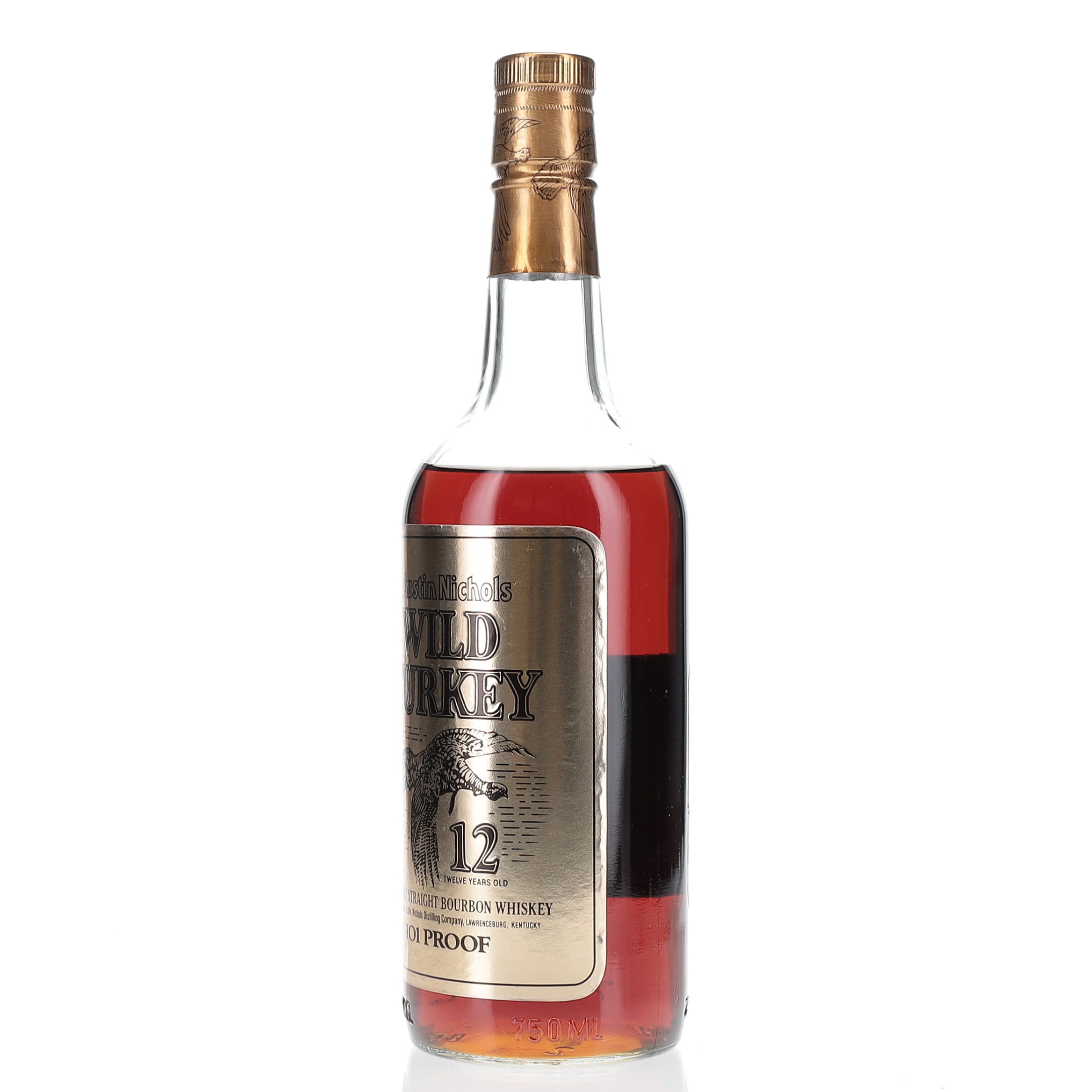 BAXUS - Wild Turkey Cheesy Gold Foil 12 Year 1985 Bottling