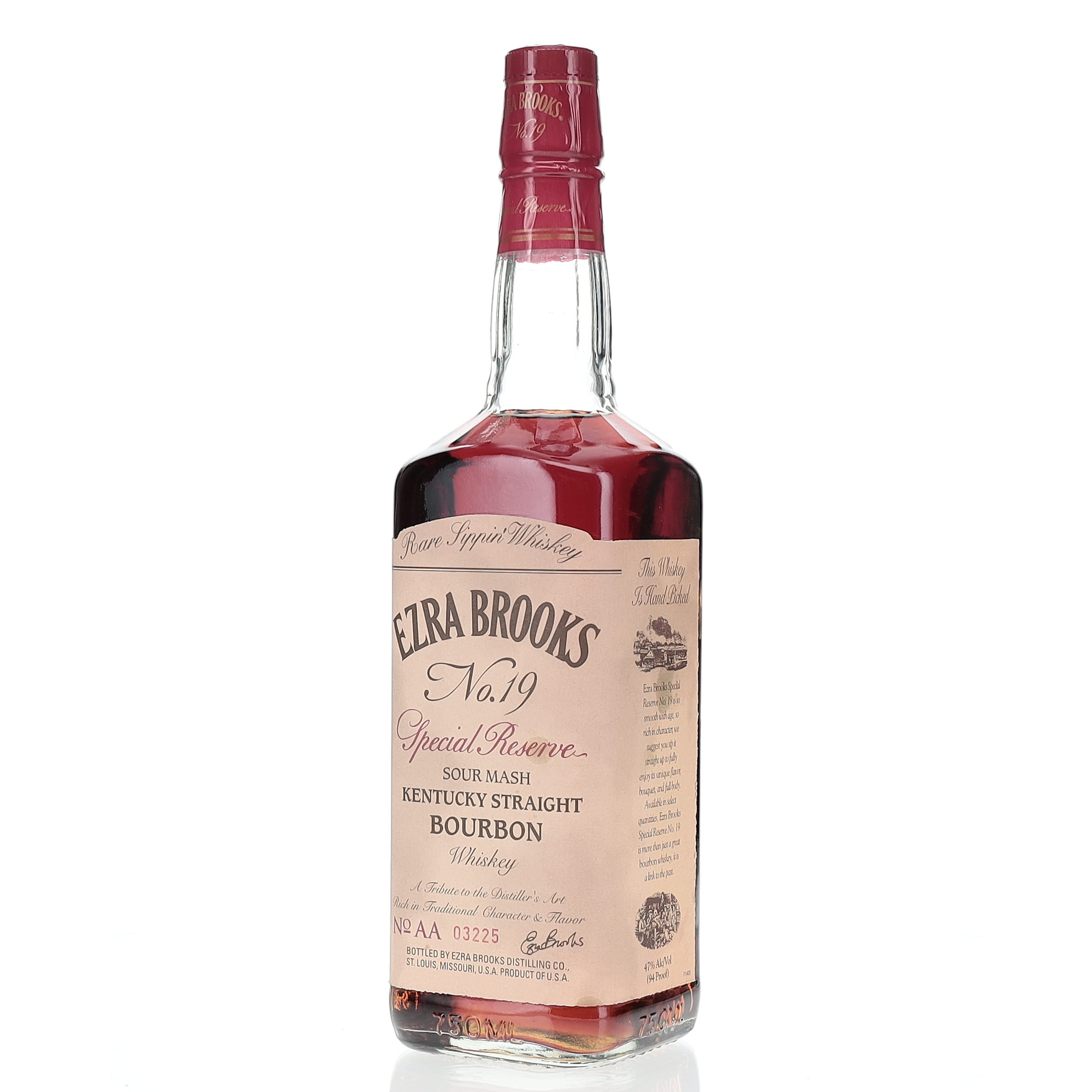 BAXUS - Ezra Brooks No. 19 Special Reserve Late 1990s/Early 2000s