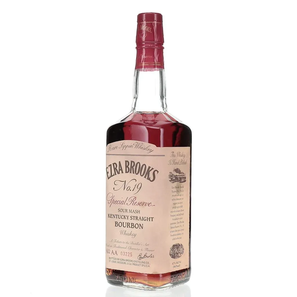 エズラブルックス　No.19　スペシャルリザーブ BAXUS - Ezra Brooks No. 19 Special Reserve Late 1990s/Early 2000s