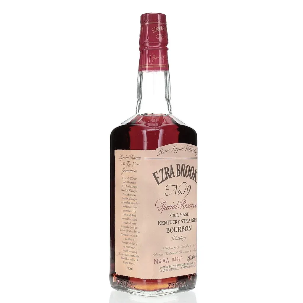 エズラブルックス　No.19　スペシャルリザーブ BAXUS - Ezra Brooks No. 19 Special Reserve Late 1990s/Early 2000s