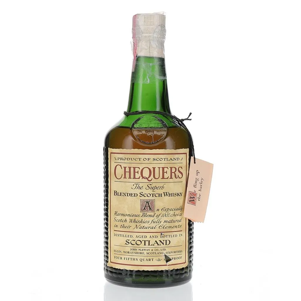 Chequers Blended Scotch 1960s Bottling