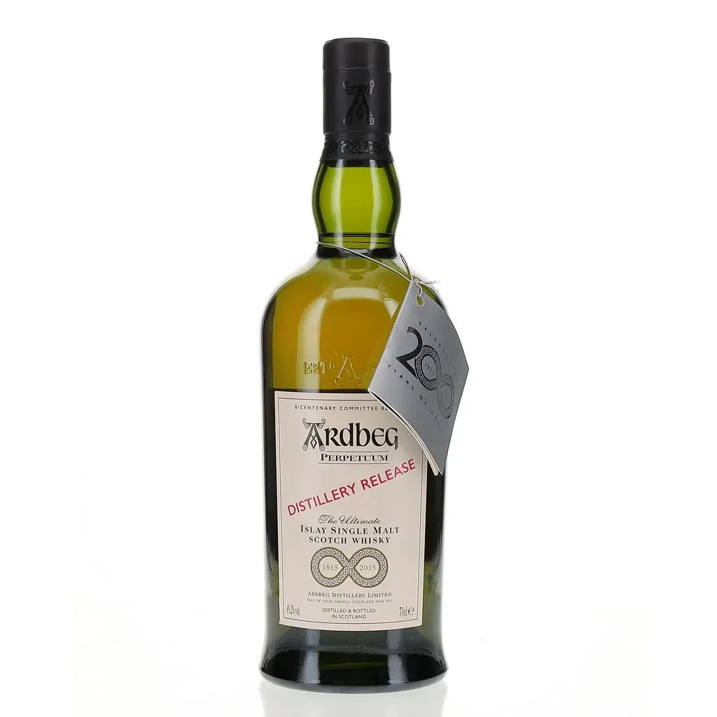 From the distillery: "Dr. Bill Lumsden has created a full-bodied Islay single malt, rich in coastal peat, smoked meat and well-rounded vanilla notes, using a blend of whiskies both young and old, matured in both bourbon and Sherry casks. Here's to the first 200 years - and to the next 200 years too!"