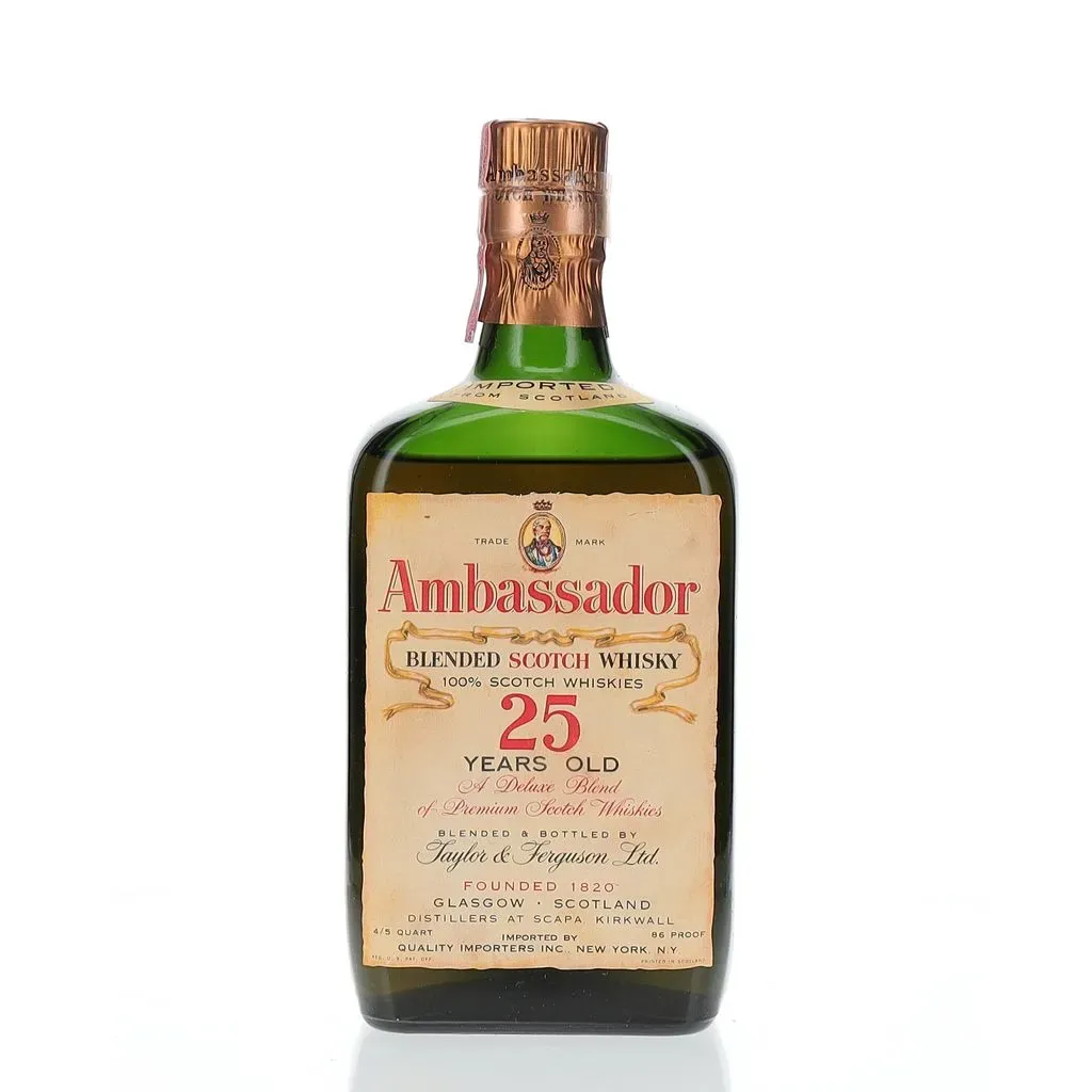 Ambassador 25 Year 1960s Bottling