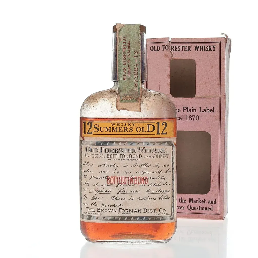 Old Forester 1917 12 Year Old Bottled In Bond