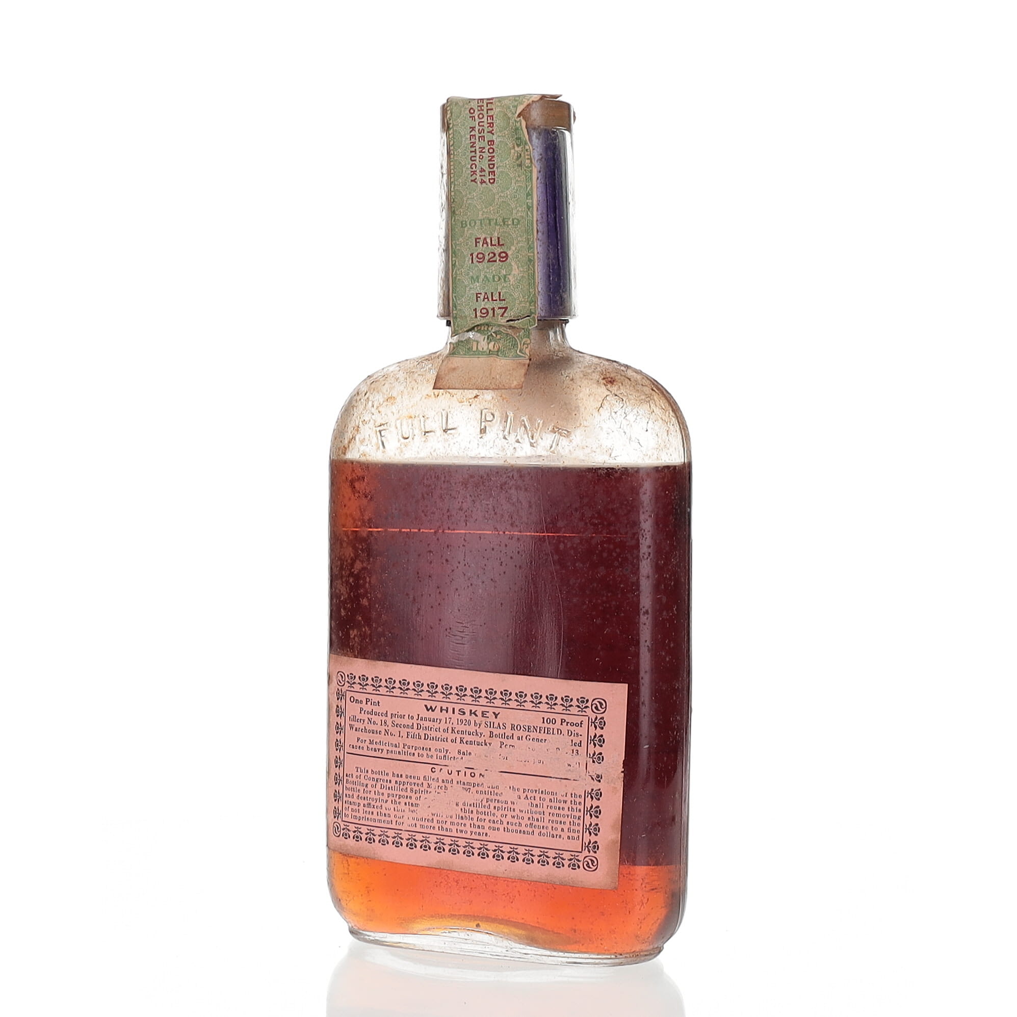 BAXUS - Old Forester 1917 12 Year Old Bottled In Bond