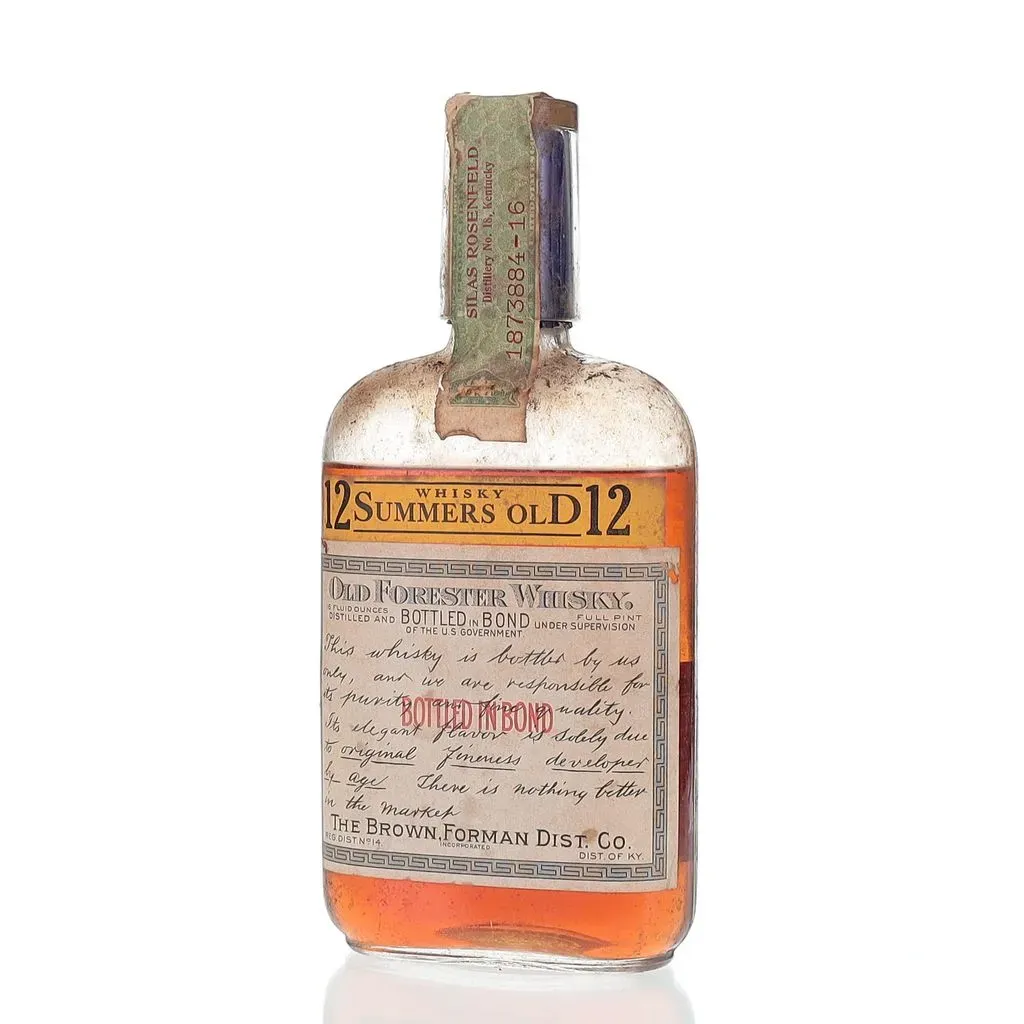 BAXUS - Old Forester 1917 12 Year Old Bottled In Bond