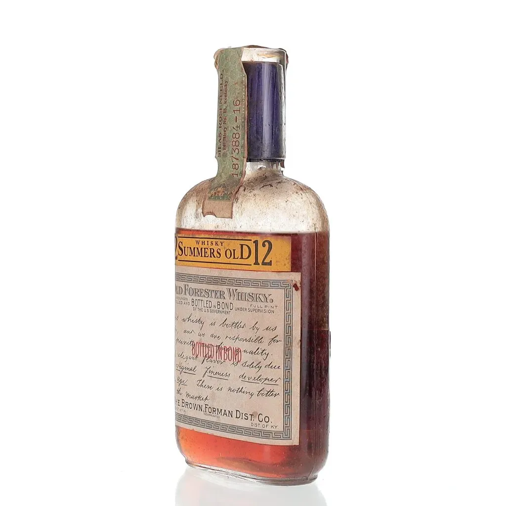 て*。様 OFC Bourbon BIB 1912-1917 バーボン オールド BAXUS - Old Forester 1917 12 Year Old Bottled In Bond