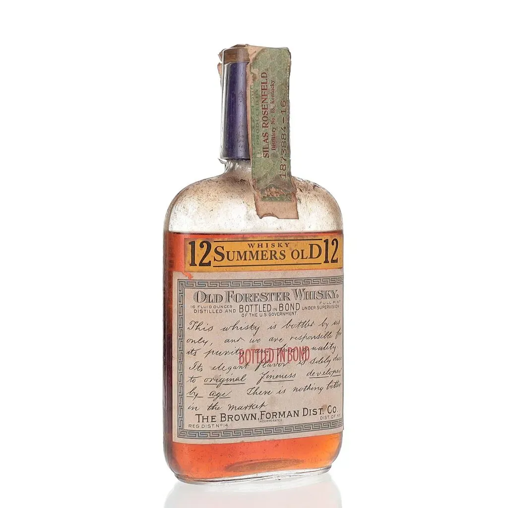 BAXUS - Old Forester 1917 12 Year Old Bottled In Bond