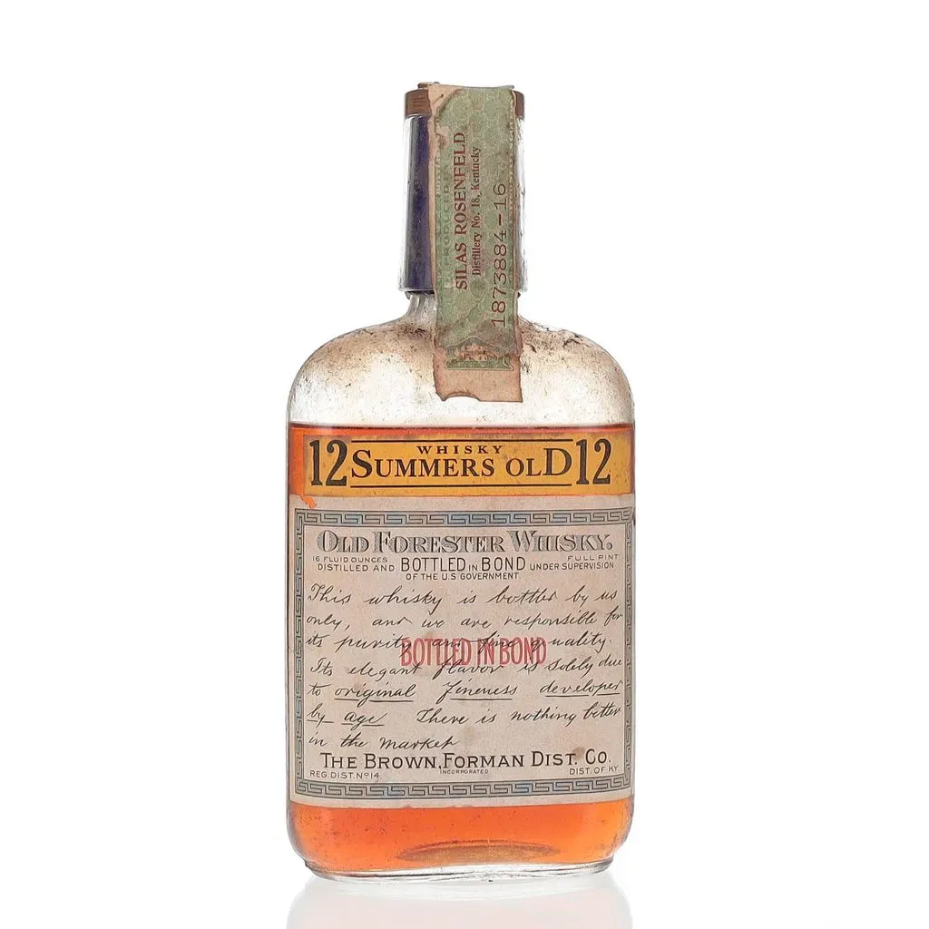 BAXUS - Old Forester 1917 12 Year Old Bottled In Bond