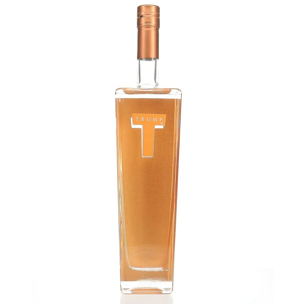 Trump Super Premium Vodka is a distinctive spirit that was once associated with the brand of former U.S. President Donald Trump. Created in Holland by Wanders Distillers, this vodka is crafted from select European wheat and undergoes a meticulous production process.

The vodka is distilled five times, with four of these distillations utilizing activated carbon for enhanced purity. Following distillation, it's rested for six months in stainless steel vats, allowing the flavors to meld and develop complexity.

On the nose, Trump Super Premium Vodka offers dry, earthy scents of grain and paraffin, complemented by subtle notes of jasmine, flowers, moss, and a hint of soot. The palate presents a better-than-average grain focus and viscosity, evolving into an off-dry profile with intense breakfast cereal and biscuit-like flavors. The finish is described as oily/creamy with a snack cracker-like quality.

Launched in 2005 with the slogan "Success Distilled," this vodka was initially promoted as a luxury brand aimed at competing with established premium vodkas. However, despite its initial fanfare, Trump Vodka was discontinued in the United States in 2011 due to poor sales performance. It's worth noting that the brand continues to have a presence in certain international markets, particularly in Israel, where it has found popularity around the Jewish holiday of Passover.