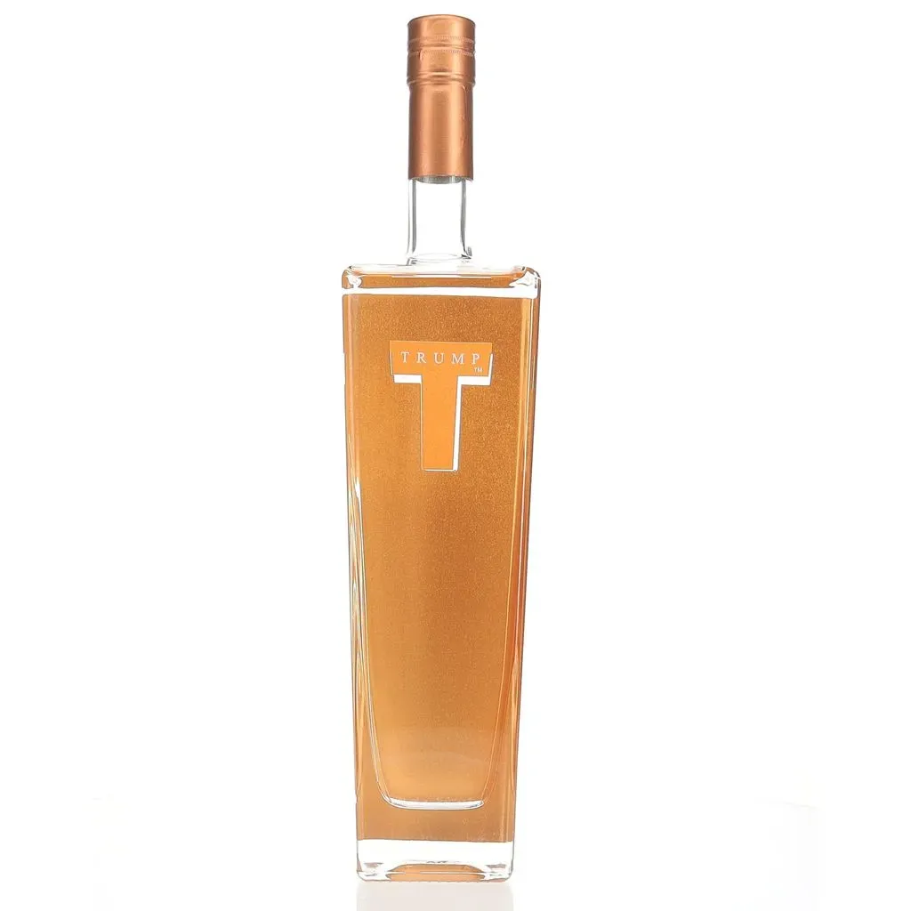 Trump Super Premium Vodka is a distinctive spirit that was once associated with the brand of former U.S. President Donald Trump. Created in Holland by Wanders Distillers, this vodka is crafted from select European wheat and undergoes a meticulous production process.

The vodka is distilled five times, with four of these distillations utilizing activated carbon for enhanced purity. Following distillation, it's rested for six months in stainless steel vats, allowing the flavors to meld and develop complexity.

On the nose, Trump Super Premium Vodka offers dry, earthy scents of grain and paraffin, complemented by subtle notes of jasmine, flowers, moss, and a hint of soot. The palate presents a better-than-average grain focus and viscosity, evolving into an off-dry profile with intense breakfast cereal and biscuit-like flavors. The finish is described as oily/creamy with a snack cracker-like quality.

Launched in 2005 with the slogan "Success Distilled," this vodka was initially promoted as a luxury brand aimed at competing with established premium vodkas. However, despite its initial fanfare, Trump Vodka was discontinued in the United States in 2011 due to poor sales performance. It's worth noting that the brand continues to have a presence in certain international markets, particularly in Israel, where it has found popularity around the Jewish holiday of Passover.