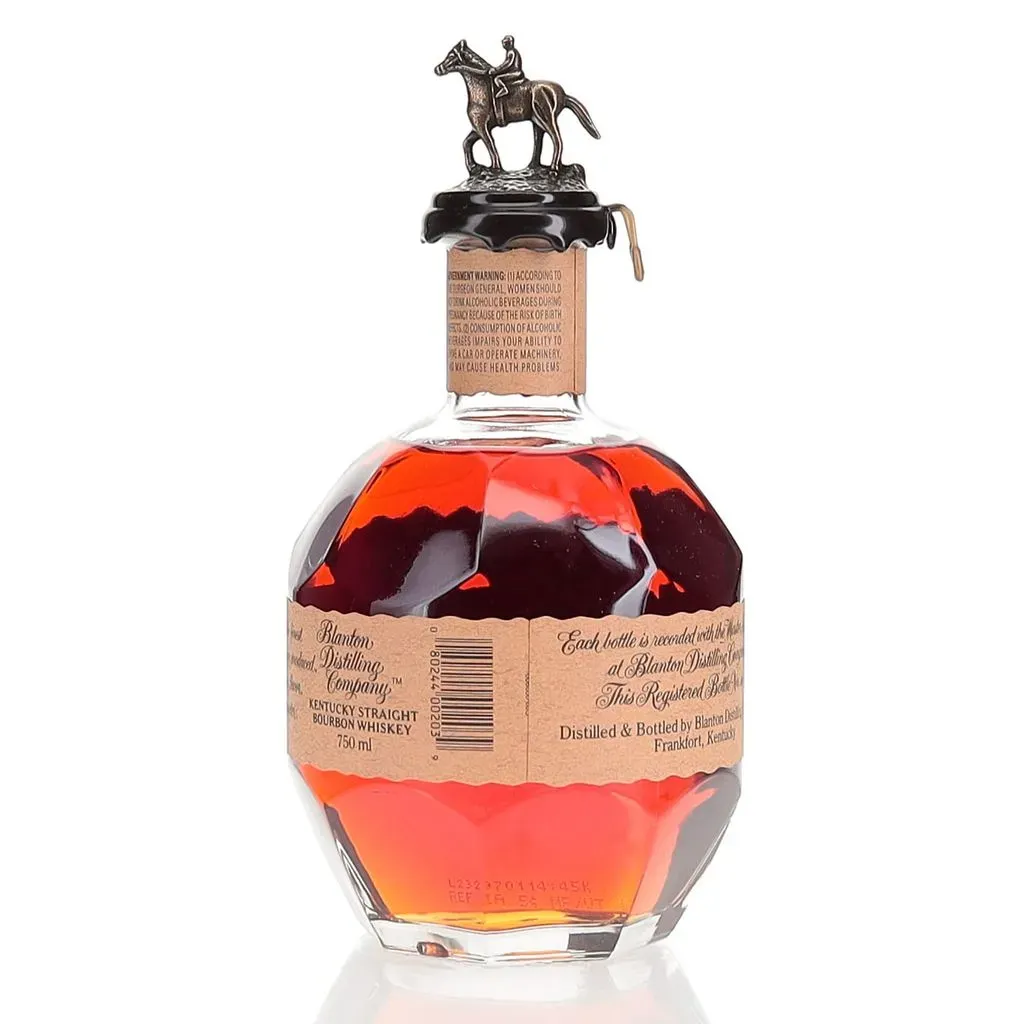 Blanton's Single Barrel Bourbon is a celebrated expression that holds the distinction of being the first single-barrel bourbon ever produced, introduced in 1984 by Buffalo Trace Distillery. Known for its rich heritage and craftsmanship, Blanton's has become a sought-after favorite among bourbon enthusiasts.

Each bottle of Blanton's comes from a single barrel, resulting in unique flavor profiles that can vary from one release to another. Typically bottled at 93 proof, this bourbon is aged in charred American white oak barrels, allowing it to develop a complex character over time. 

On the nose, Blanton's Single Barrel offers inviting aromas of honey, caramel, and ripe fruit, complemented by hints of citrus and spice. The palate is full-bodied and vibrant, featuring flavors of cinnamon, vanilla, and dark chocolate. A subtle spiciness adds depth, while the finish is smooth and lingering, leaving behind notes of oak and sweet toffee.

Blanton's iconic packaging includes a distinctive bottle shape and a horse-and-jockey stopper that has become a collector's item in its own right. With its combination of quality, rarity, and craftsmanship, Blanton's Single Barrel remains a benchmark for bourbon aficionados and continues to capture the hearts of whiskey lovers around the world.


