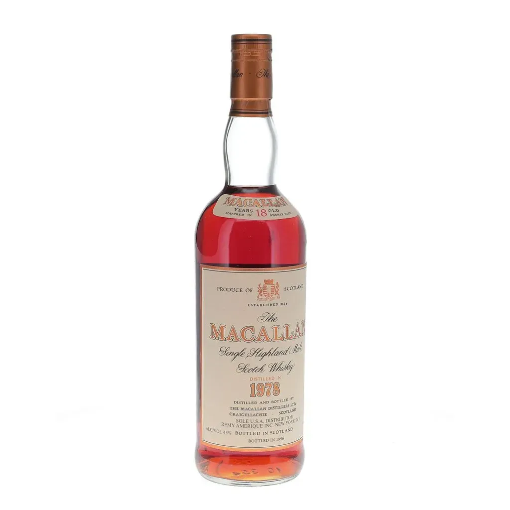 ウイスキー The Macallan 18 Years Old SherryOak Cask BAXUS - Macallan 1978 18 Year Sherry Oak