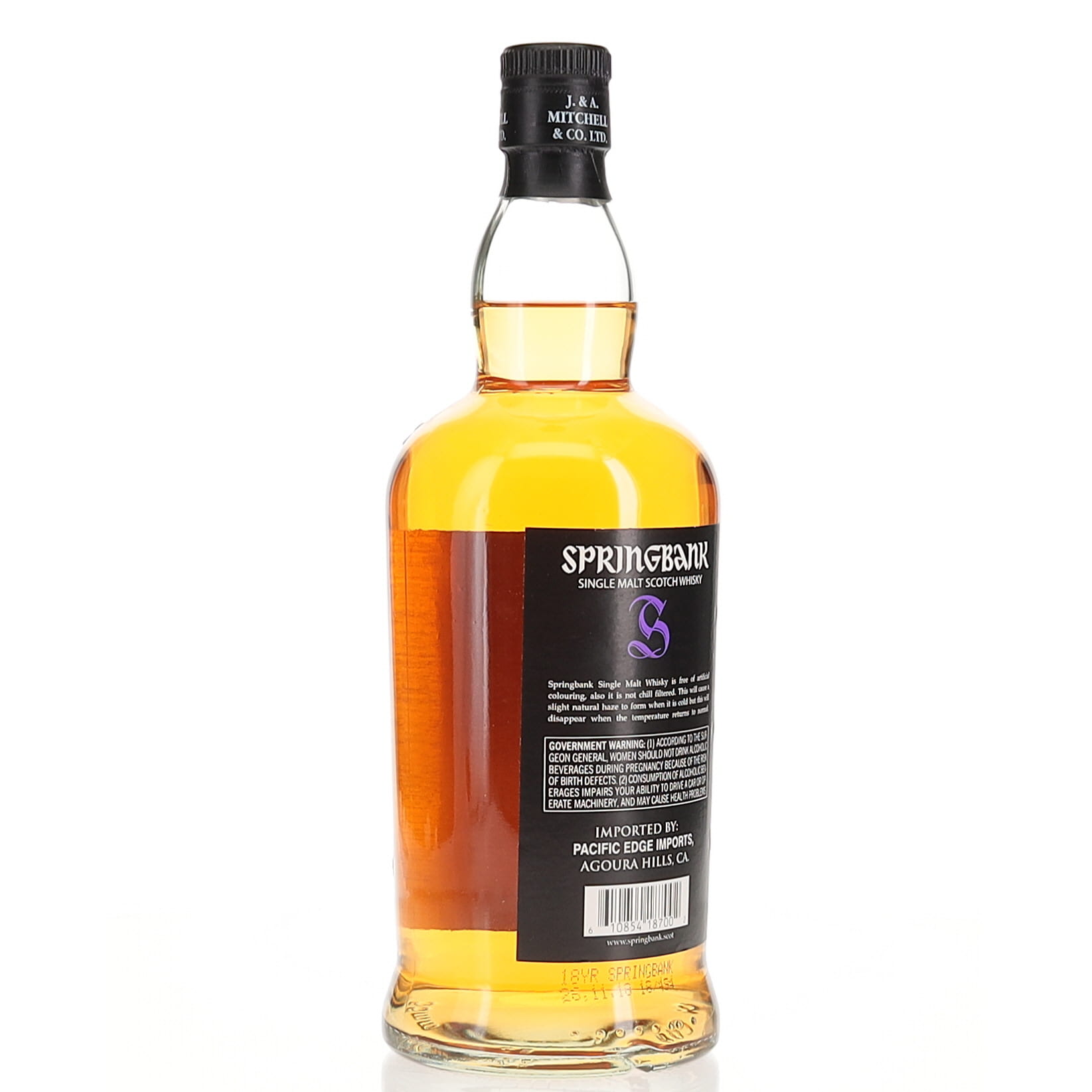 BAXUS - Springbank 18 Year Old 2018 Bottling