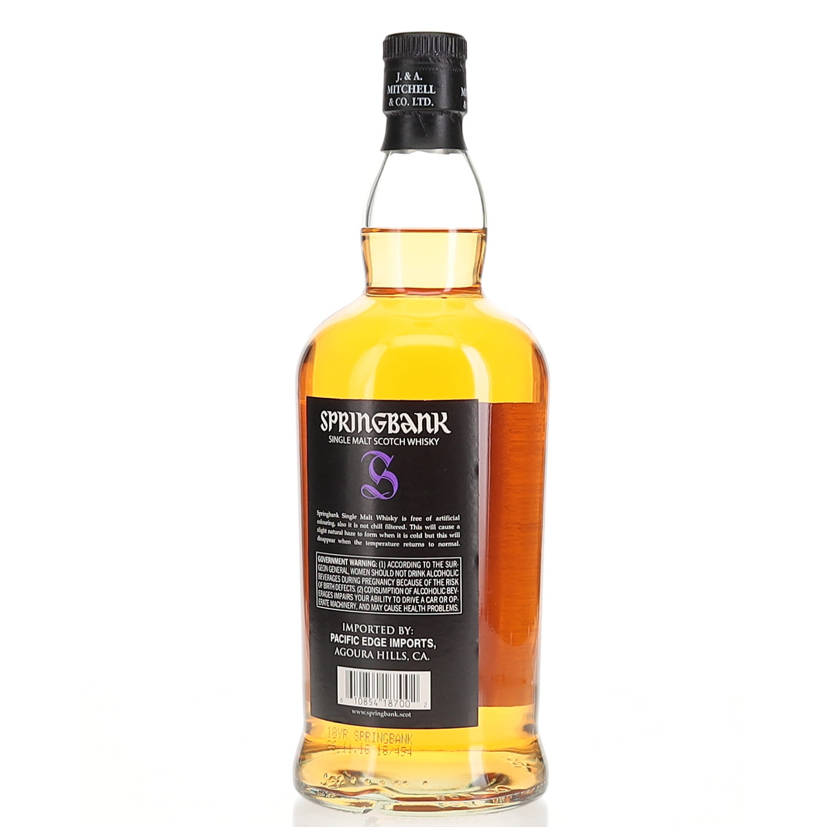 BAXUS - Springbank 18 Year Old 2018 Bottling