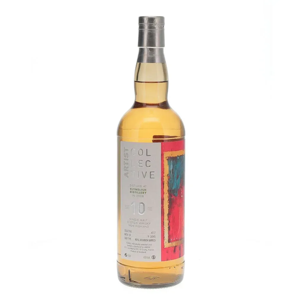 A 2008 vintage small batch of 9 casks of Clynelish matured for 10 years in refill bourbon barrels. Bottled as the 7th cask in the 2nd round of artist collective bottlings, this edition is released at 43% Abv by French retailer La Maison Du Whisky.