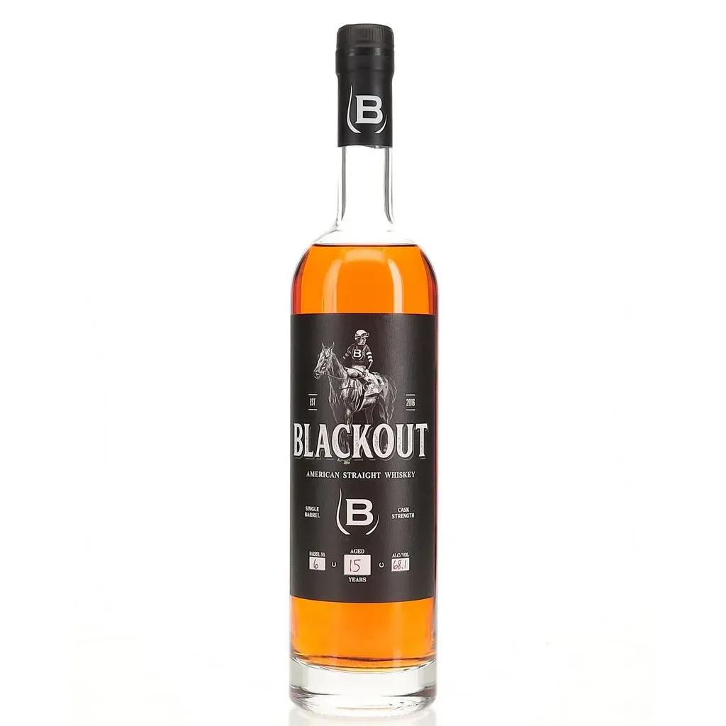 A 15 year old single barrel expression of American whiskey distilled in Indiana. Bottled at 68.1% Abv by Blackout.
