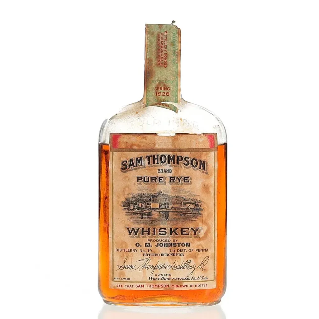 Sam Thompson Pure Rye 1928 Bottling