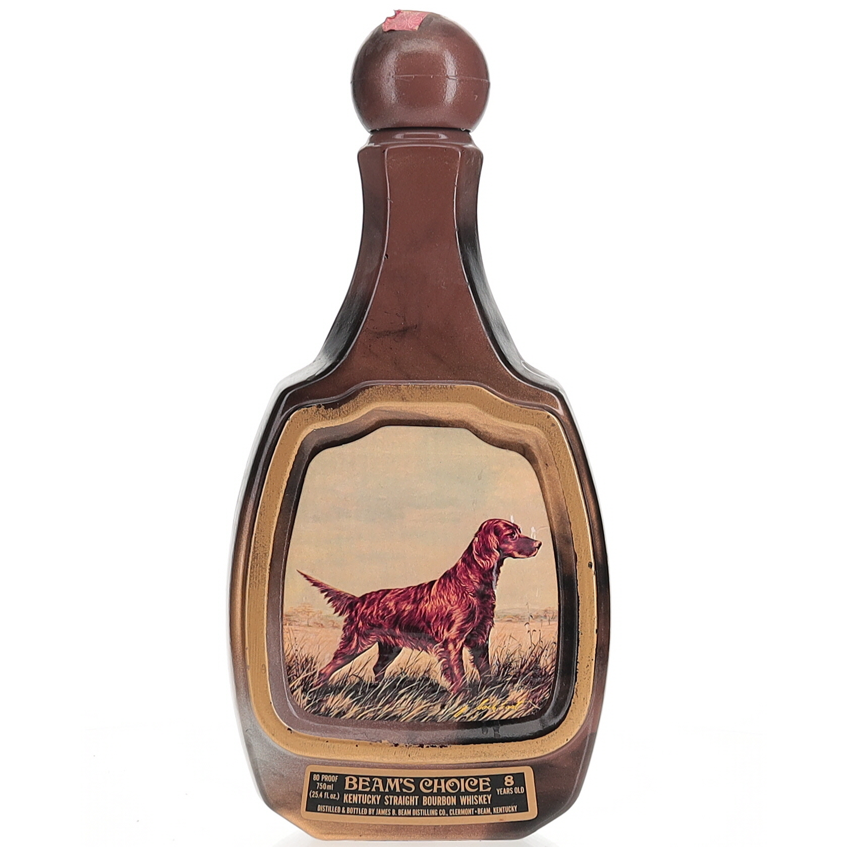 BAXUS - Beam's Choice 8 Year Irish Setter Decanter 1977 Bottling