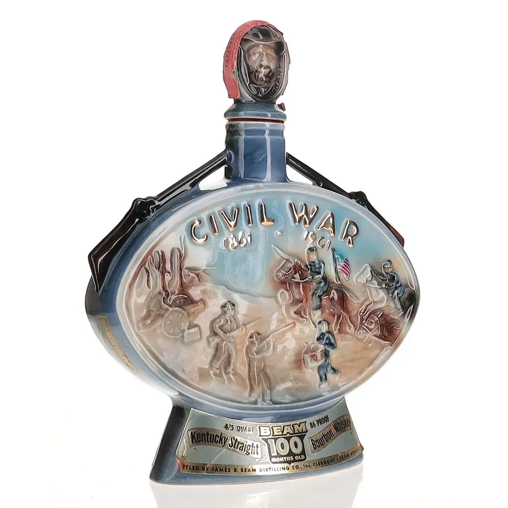 BAXUS - Beam 100 Months Old Civil War Centennial Decanter 1961