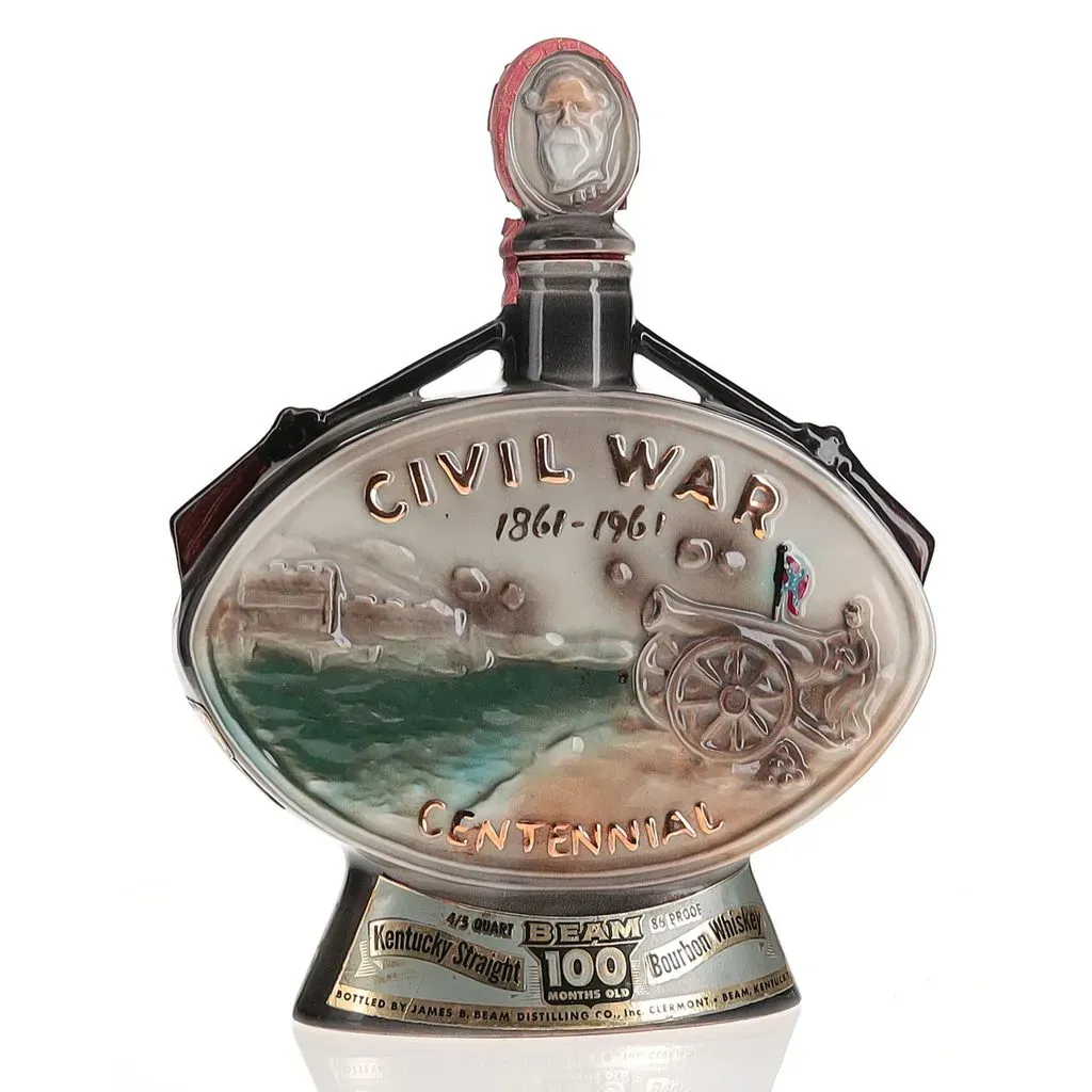 BAXUS - Beam 100 Months Old Civil War Centennial Decanter 1961