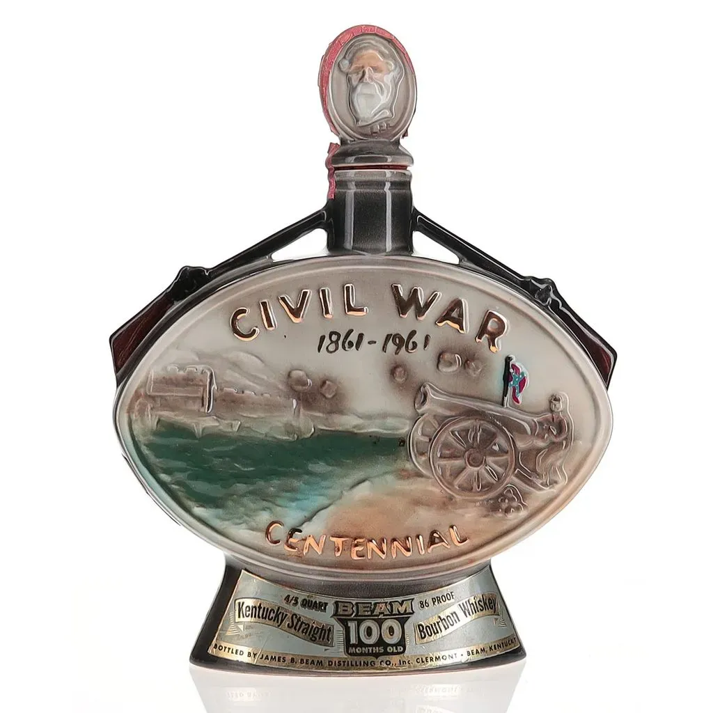 BAXUS - Beam 100 Months Old Civil War Centennial Decanter 1961