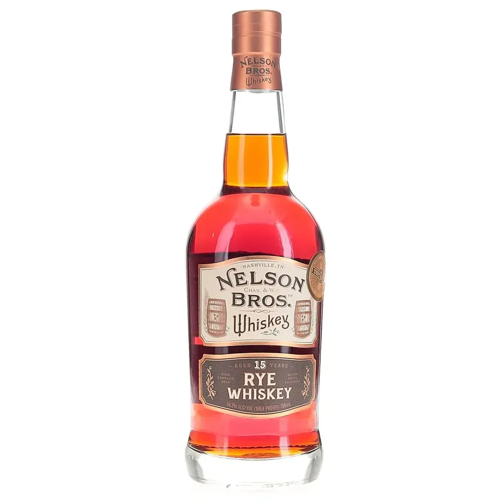 A 15 year old expression of rye whiskey from Nelson Bros at the Nelson Green Briar distillery in Tennessee. This release was distilled in Indiana and bottled at 54.2% Abv.