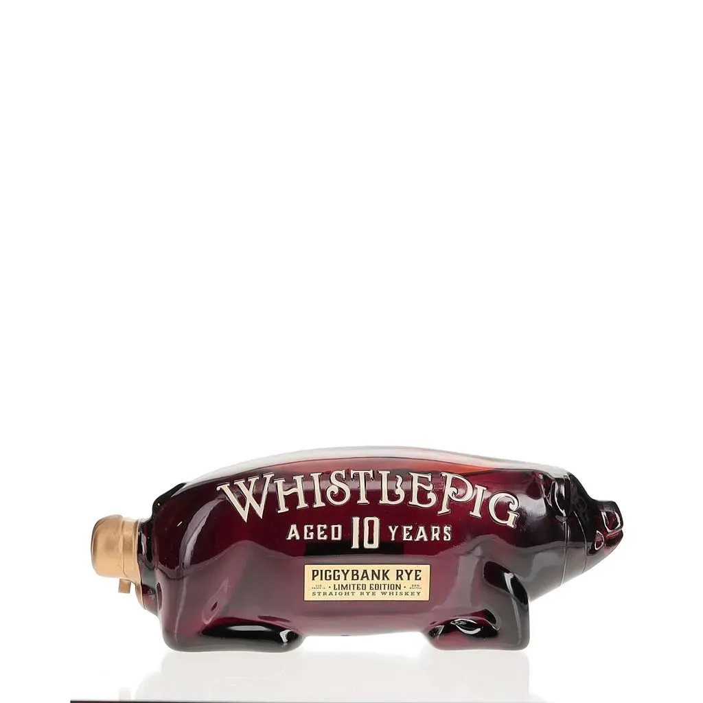 A 10 year old expression of rye whiskey bottled in a special decanter based on a 19th-century Berkshire Bitter Pig. Bottled at 110 proof in a 1 litre format.
