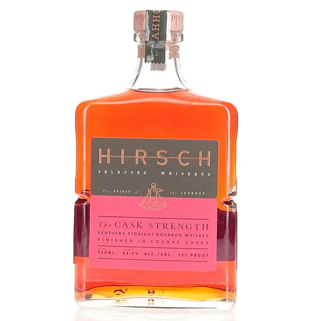 A cask strength expression from Hirsch crafted from Kentucky bourbon finished in Cognac casks. This release was bottled at 63.5% Abv.